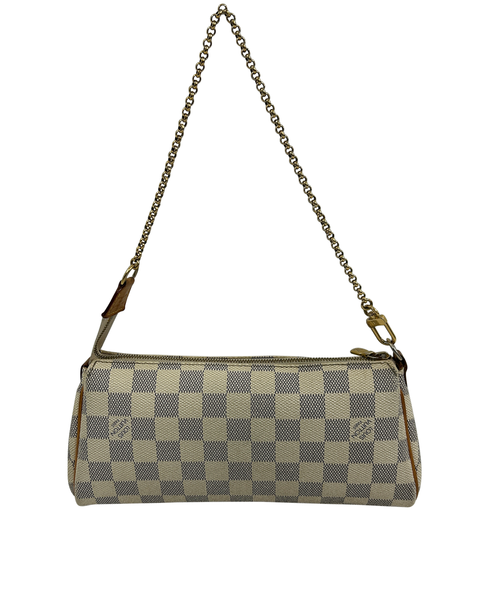 Eva, 790&euro;, Bolso, Azul/Beige/Gris, Canvas - General, Vista trasera